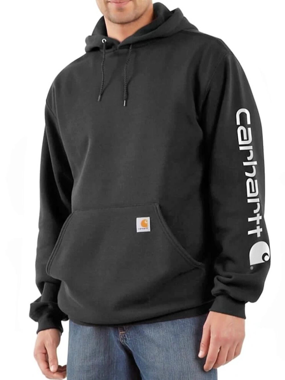 Carhartt black hoodie Medium
